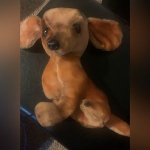 Vintage Avlon Inc Dog puppy Plush Japan Stuffed Animal 10"